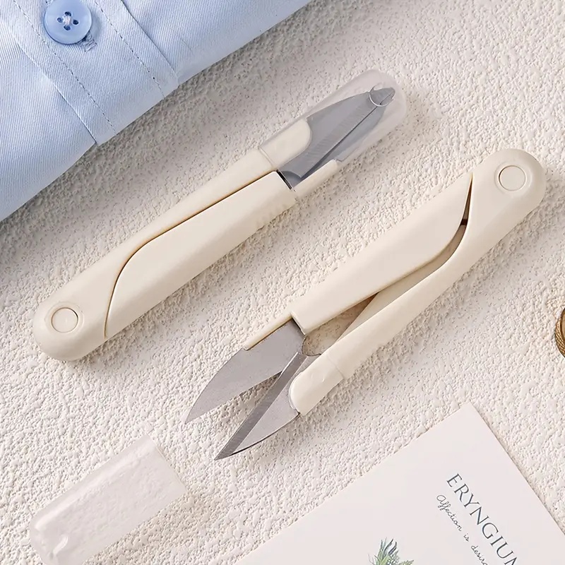 Stainless Steel Home Safety Spring Scissors Suture Scissors Portable U ...