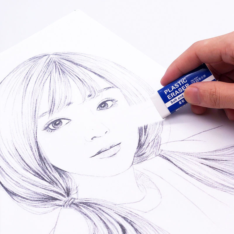 Eraser saves effort clean without leaving marks small drawing exam ...