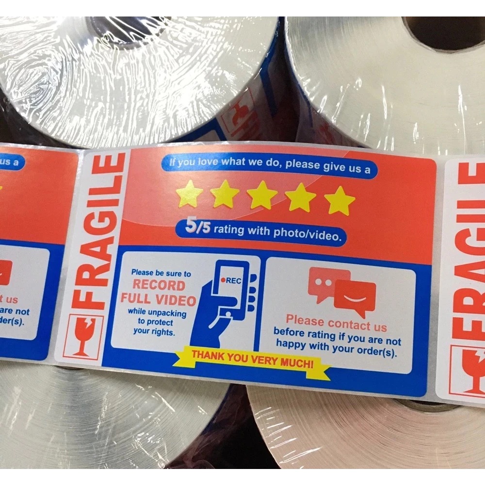 500pcs Fragile Stickers (No Video No Return No Refund 5 STAR RATING ...