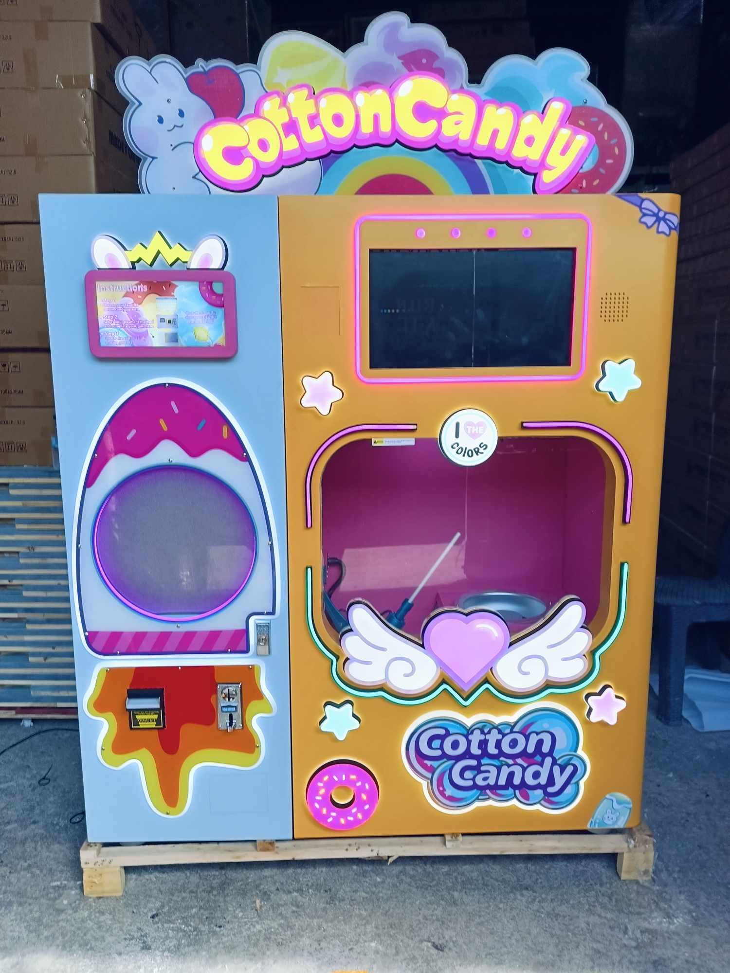 COTTON CANDY VENDING MACHINE | Shopee Philippines