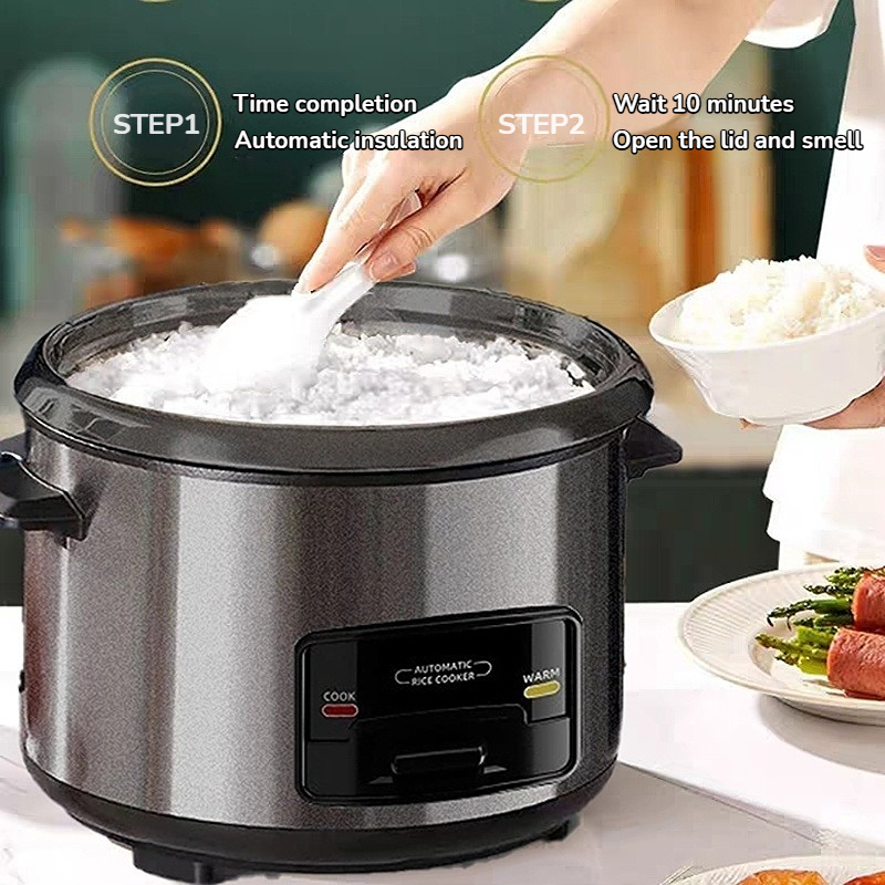 [Buy 1 get 1 free] Mini Rice Cooker Steamer Non-stick 2L/4L Large ...