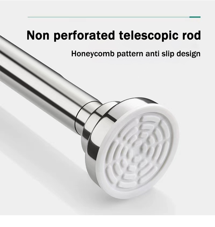 BDH Adjustable Shower Rod - Telescopic Stainless Steel L-Shape ...