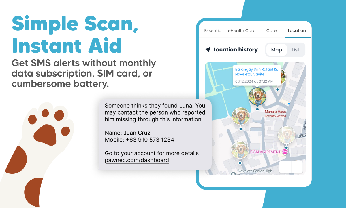 IndieTag with instant text alert | QR code Tag for Dog and Cat | Pet ...