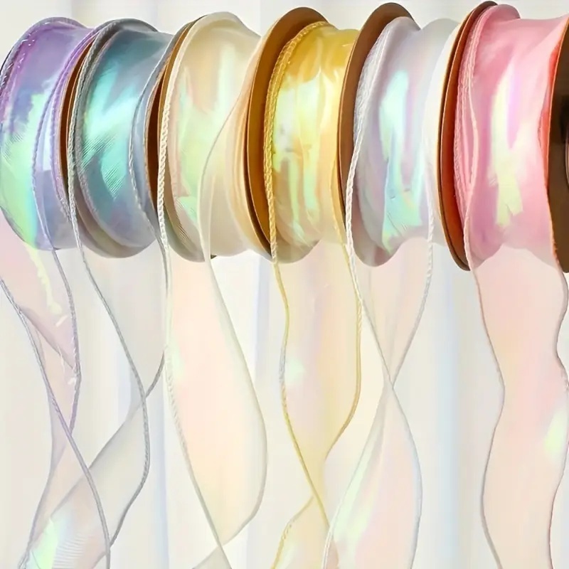 9m Fantasy Fishtail Yarn Ribbon Bouquet Home Wedding Romantic Gift ...