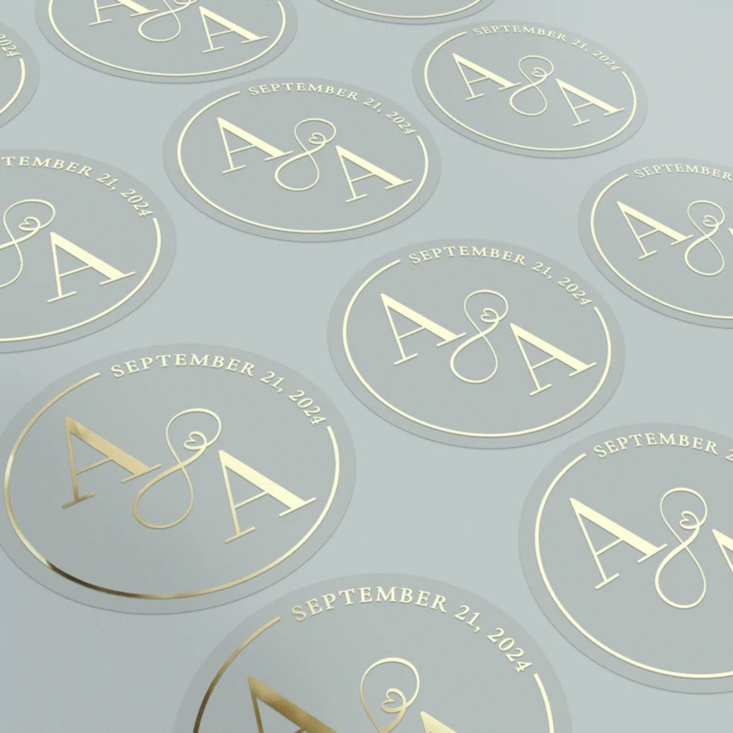 Gold Foil Stickers | Luxury Product Labels | Premium Gold Logo Stickers ...