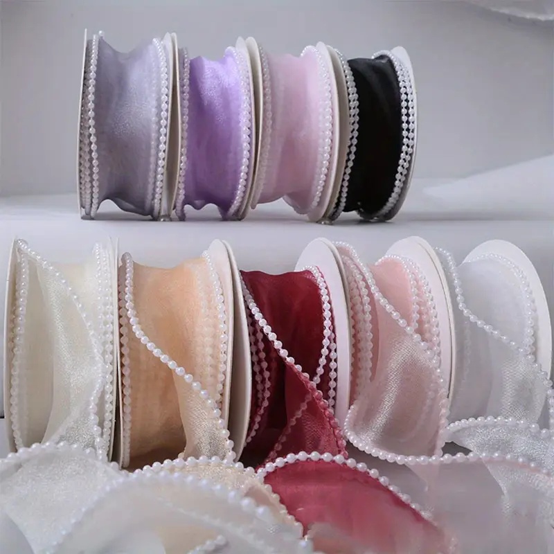 5 Yards Pearl Fishtail Yarn Ribbon Satin Ribbon Fishtail Yarn Ribbon ...