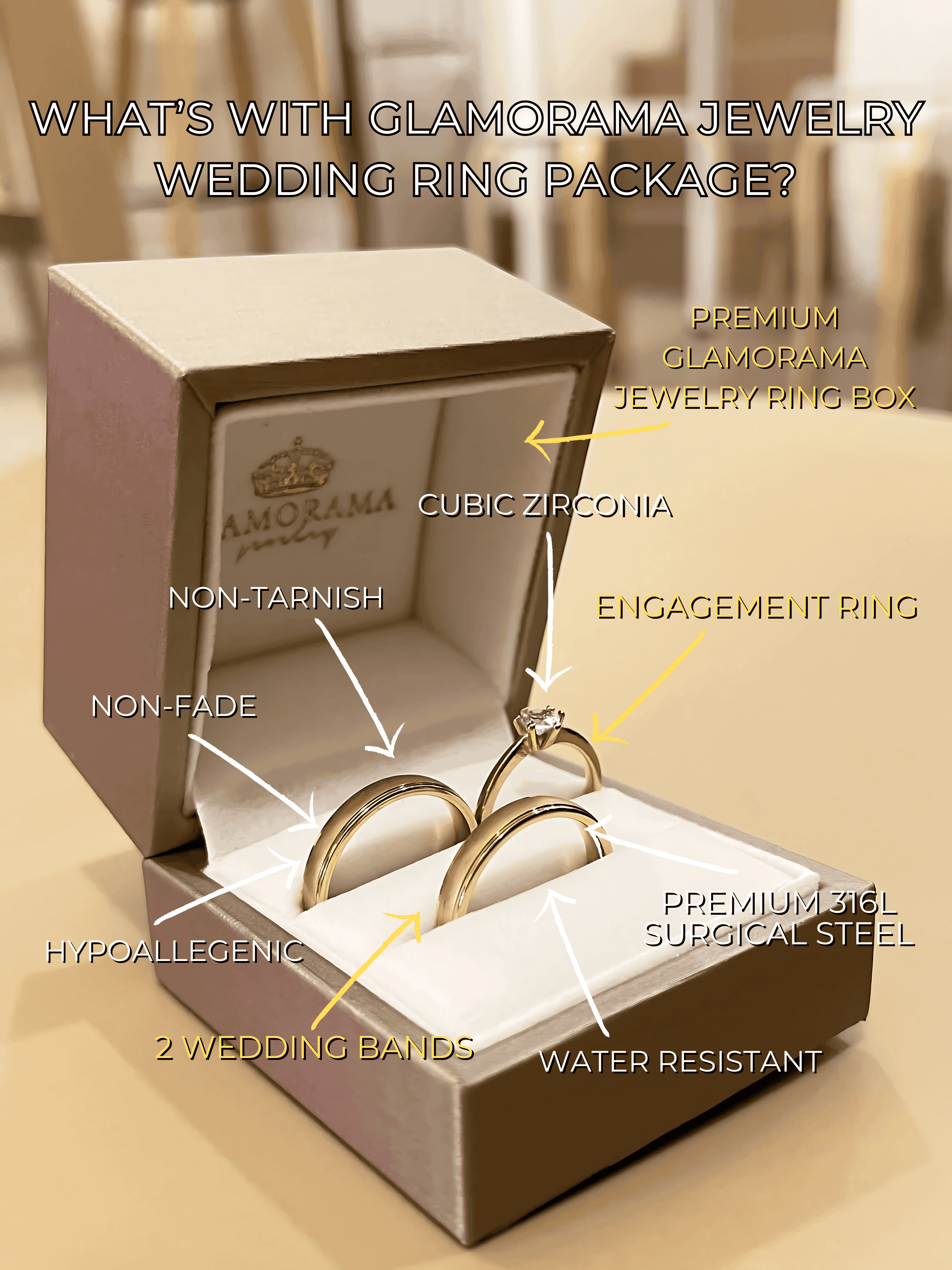 Glamorama Couple Rings: 