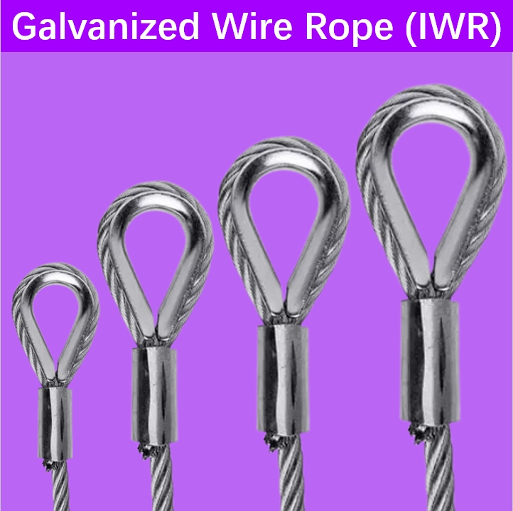 Mago 5-10 Meters 6mm Galvanized Steel Wire Rope 6x19 IWR Iron Core Wire ...
