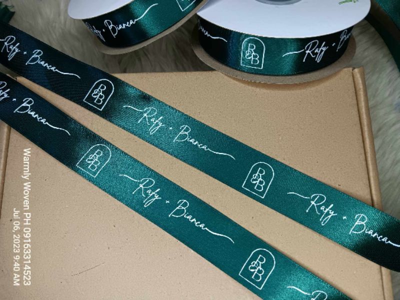 SATIN RIBBON PERSONALIZED (50 YARDS PER ROLL | Shopee Philippines