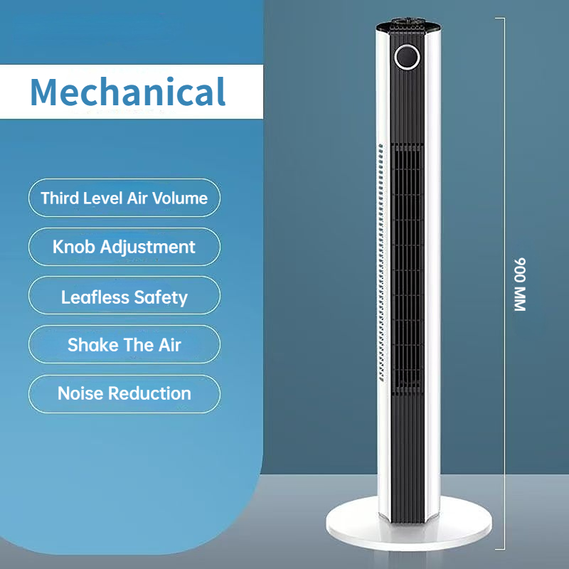 Tower Fan Air Conditioning Fan Vertical Bladeless Silent Remote Control ...