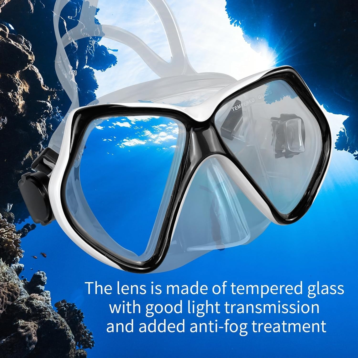 DIVI Fashion Snorkeling Set Snorkel Set for Adult Diving Mask with ...