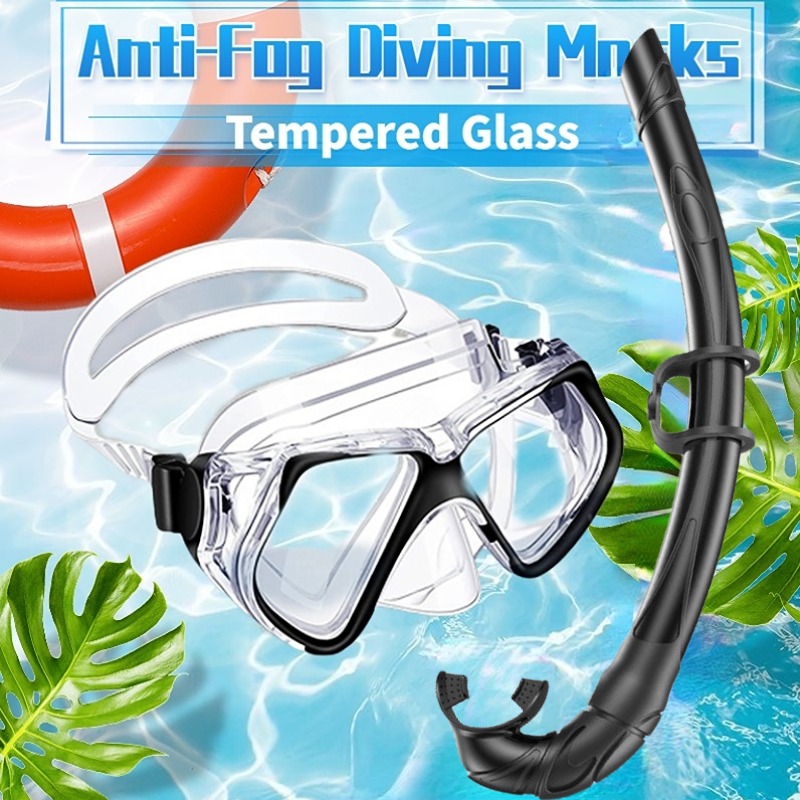 DIVI Snorkeling Set Snorkel Set for Adult Diving Mask with Snorkel Anti ...