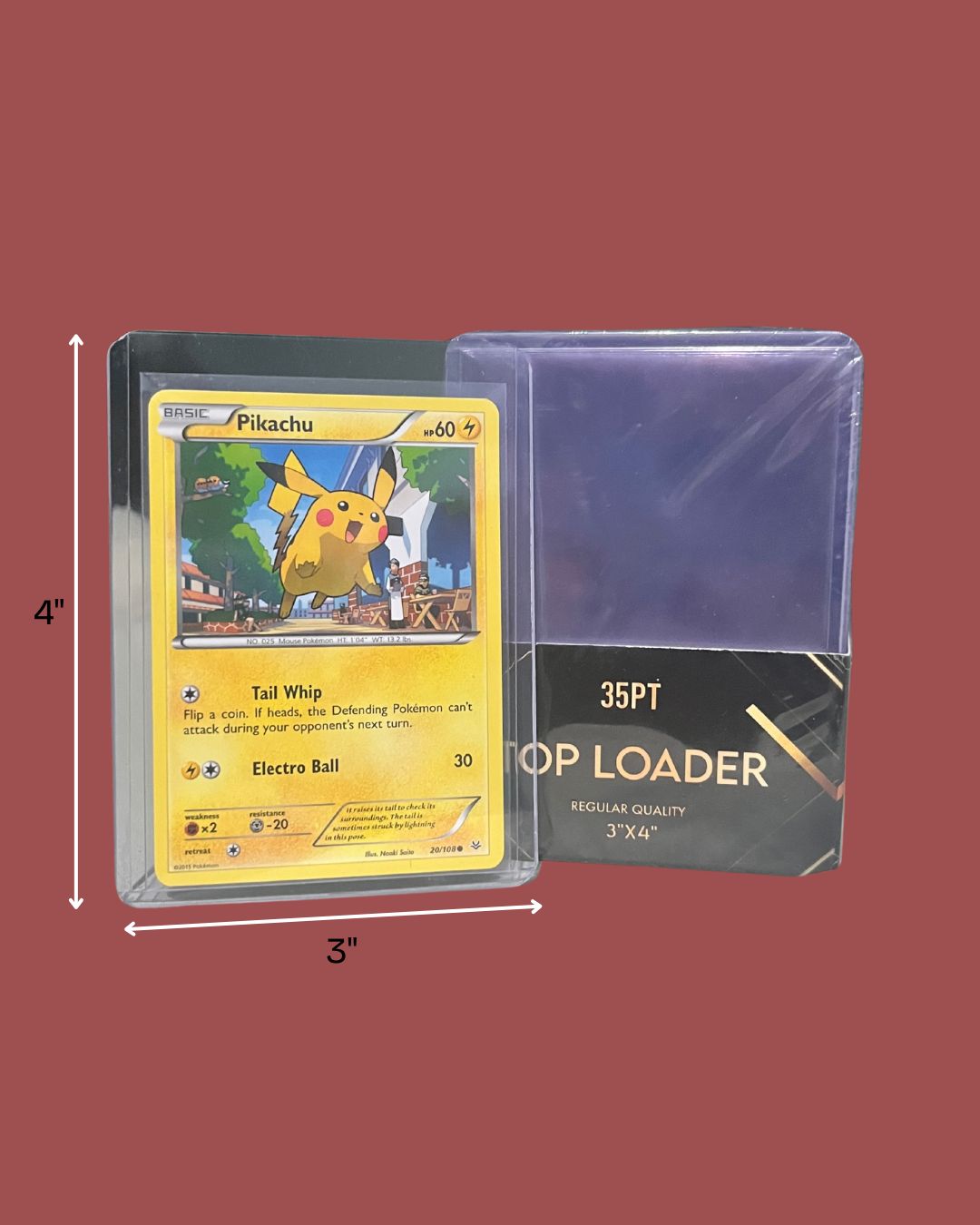 25 pcs Toploader 35pt Standard for Pokemon, Photocards, NBA and other ...