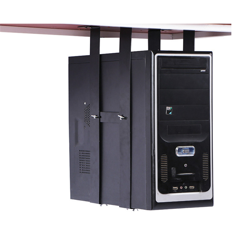 Desk Adjustable Stand Lift Computer Mainframe Hanger Host Box Bracket ...