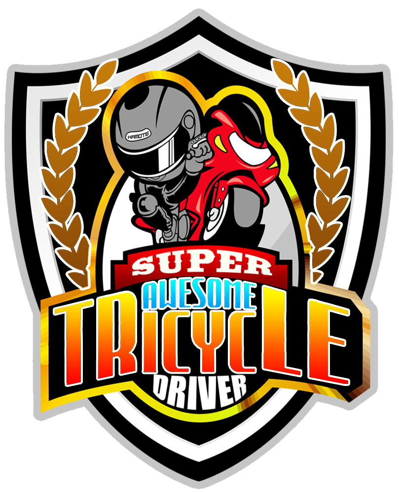 Super Awesome Tricycle Driver 3.5 Inches - Waterproof Sticker | Shopee ...