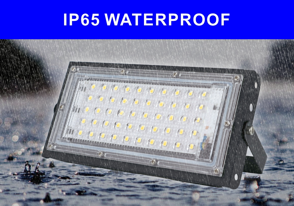 OOKAS LED Flood Light Spotlight 220V 50W Outdoor Street Lamp Waterproof ...