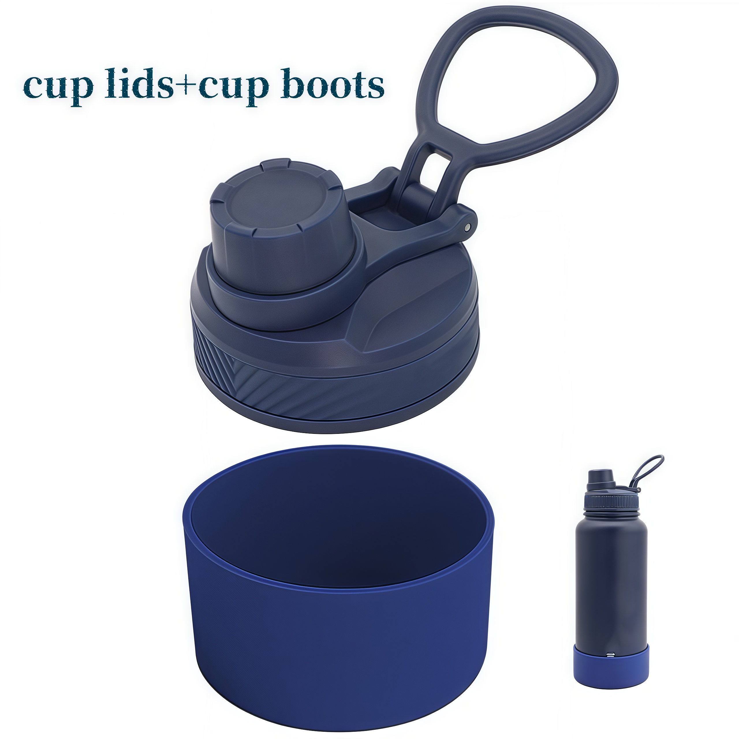 COD Flask Sports Boots+Cup Lid Colorful Big for Wide Mouth Water ...