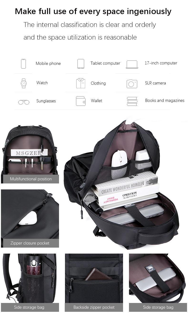 MAIA Laptop Backpack Business Travel Bag Waterproof Bagpack Travelling ...