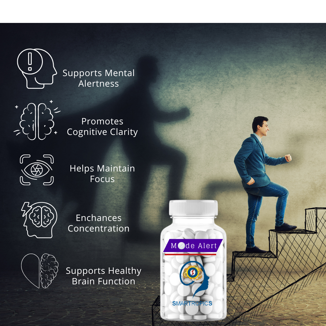 Mode Alert Unmatched Brain Booster Supplement Memory Enhancer and Focus ...