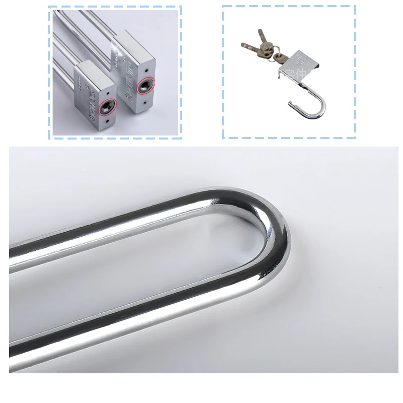 Door Lock Extended Padlock 50MM Extended padlock extra long Padlock ...