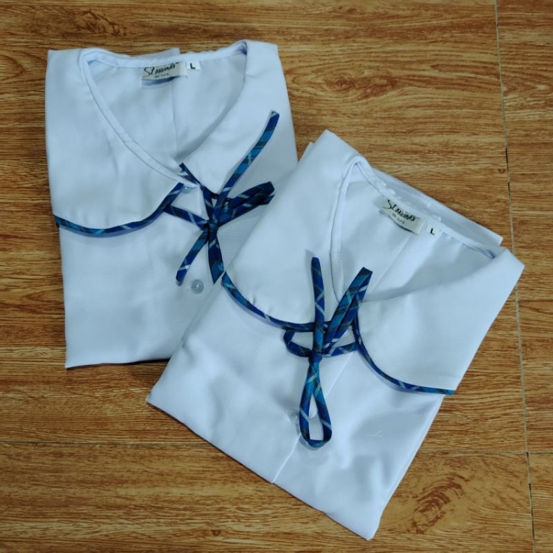 PAG ASA PIPING BLOUSE SCHOOL UNIFORM KIDS TO TEENS KATRINA FABRIC ...