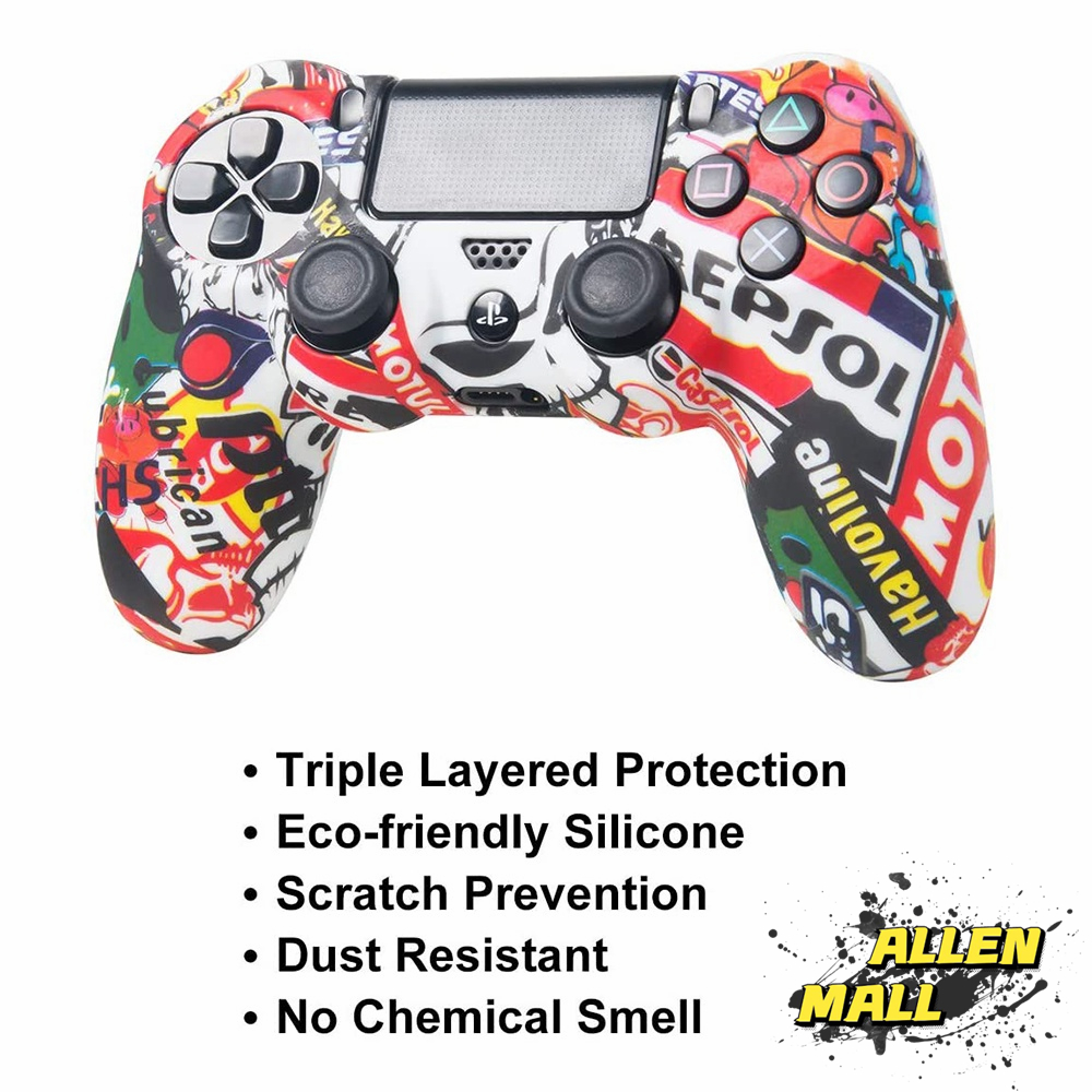 PS4 Controller Silicone Protective Case For Playstation 4 Controller ...
