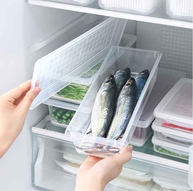 Large size Fruits meat fish Food Drain Keep Fresh Refrigerato Fridge ...