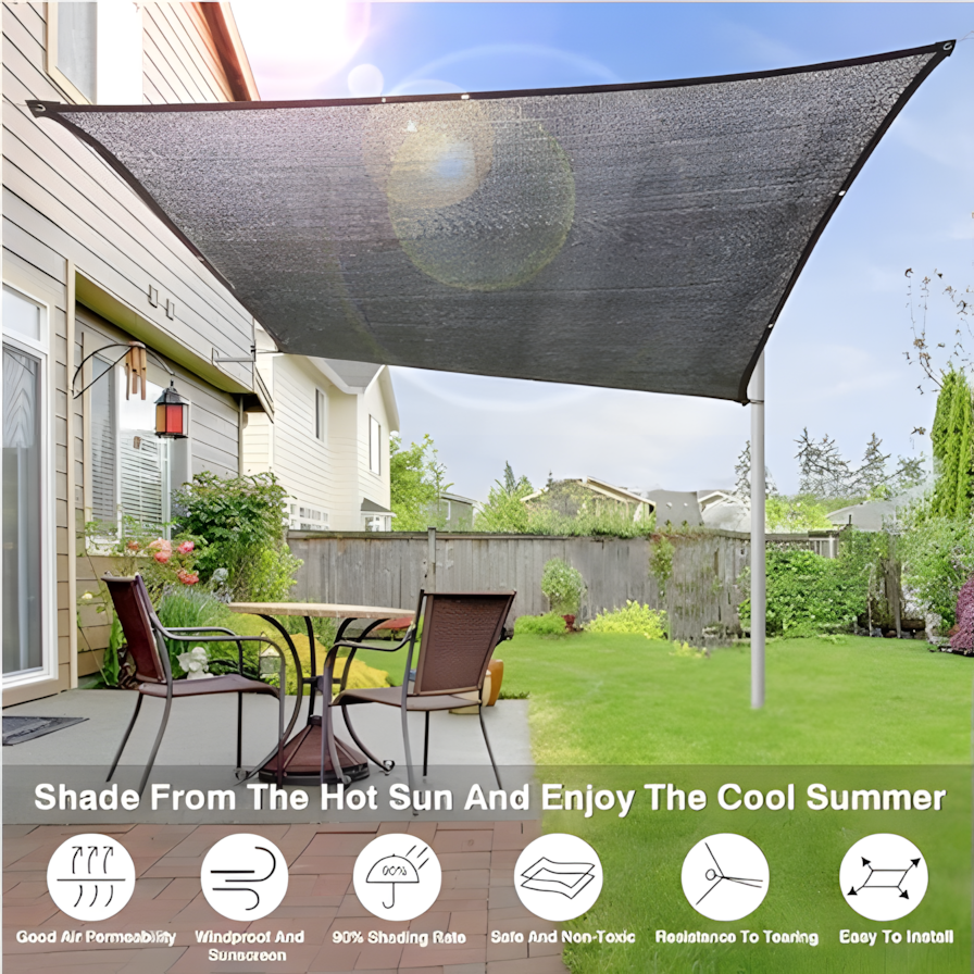 【COD】Sunshade net Anti-UV resistant 98% net sunscreen outdoor ...