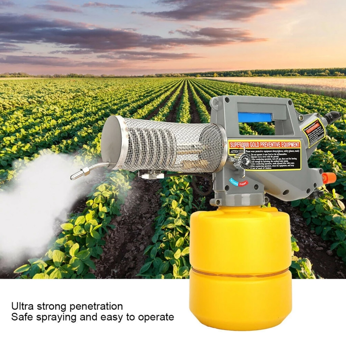 2L Mosquito Fogging Sprayer Machine Farm Thermal Fog Machine Sterilizer ...
