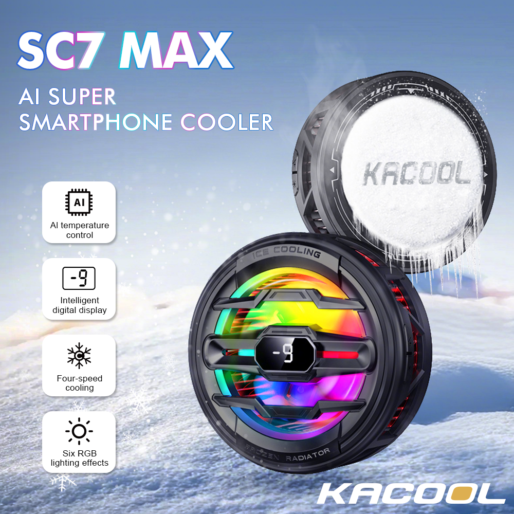 Kacool SC7 MAX Heat Sink Cooling Fan Support AI Cooling Gaming Radiator ...