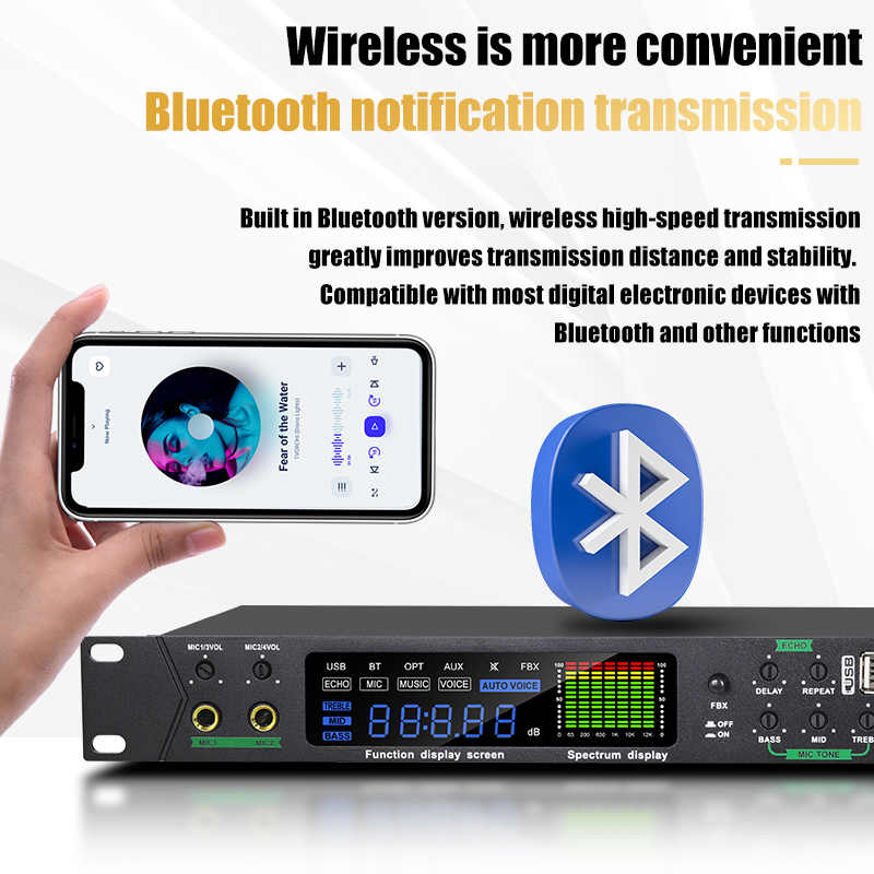 Professional PreReverb Effector, Digital Audio Processor,AntiScreaming ...