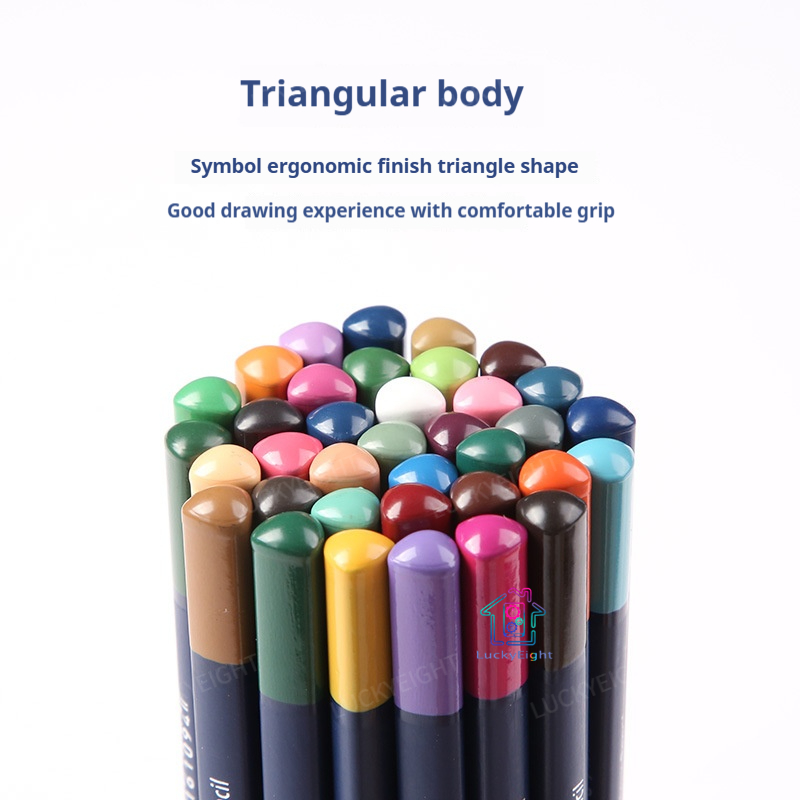 24 Colors Watercolor Pencils Gift Set Professional Artist Colored ...