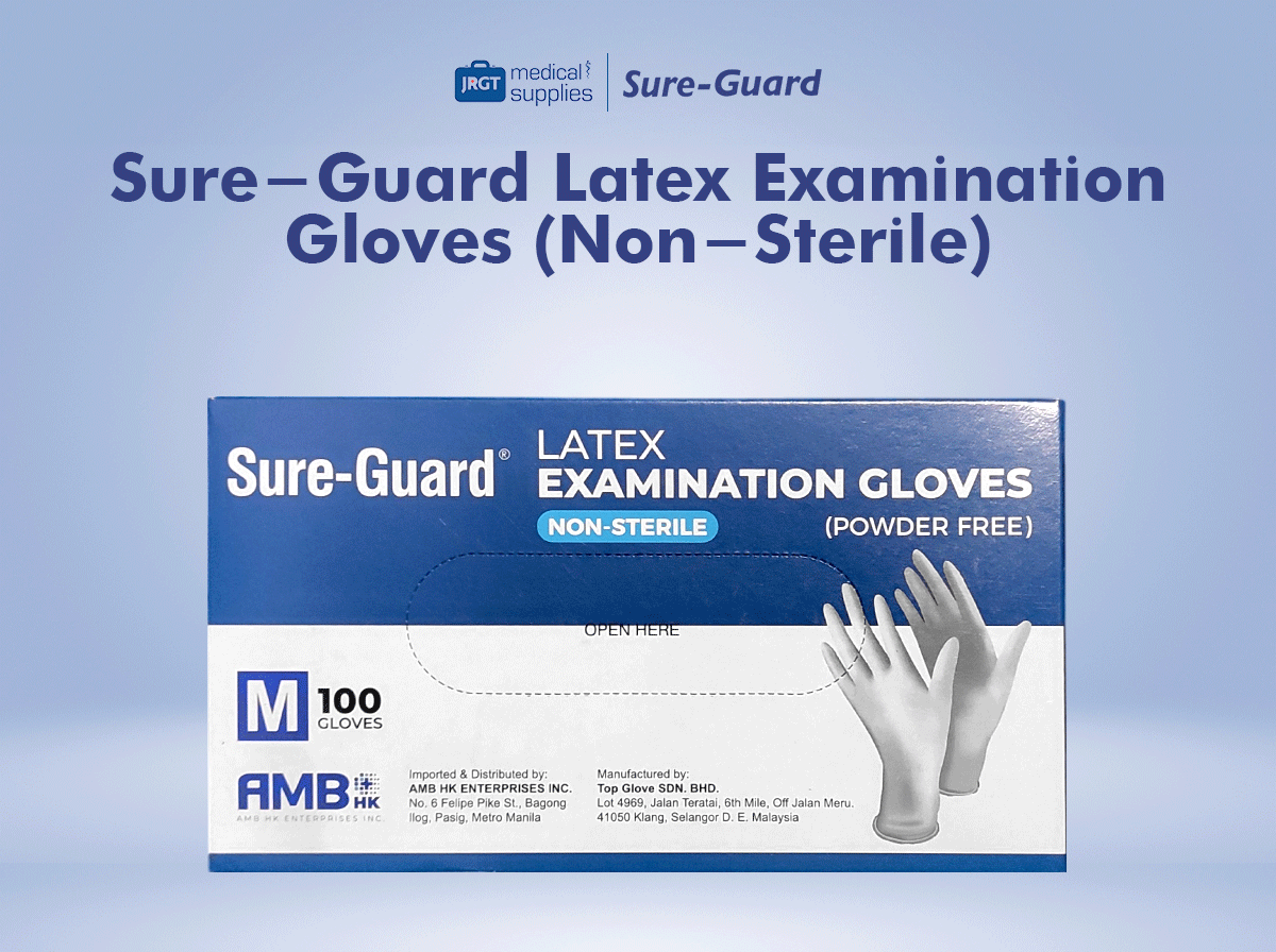 Sure-Guard Latex Examination Gloves (100 Pcs) Shopee Philippines