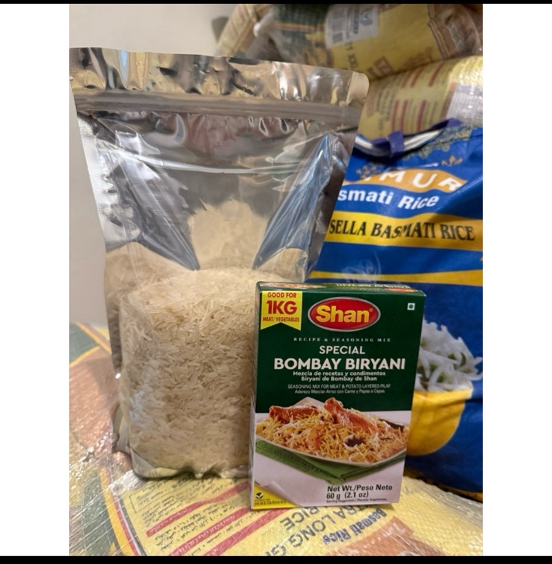 Biryani Pack good for 8 to 10 pax Basmati rice 1kg with shan Bombay ...