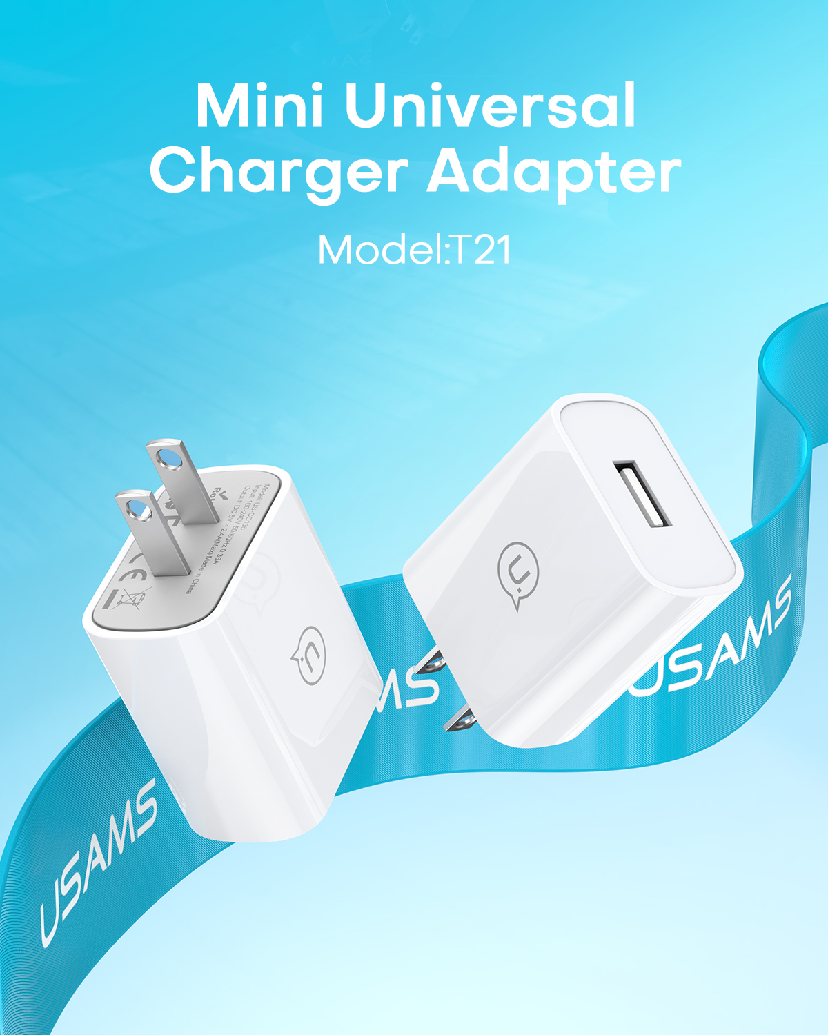USAMS T21 2.1A Single Inline Charger Type-C/Micro Fast Charging Cable ...