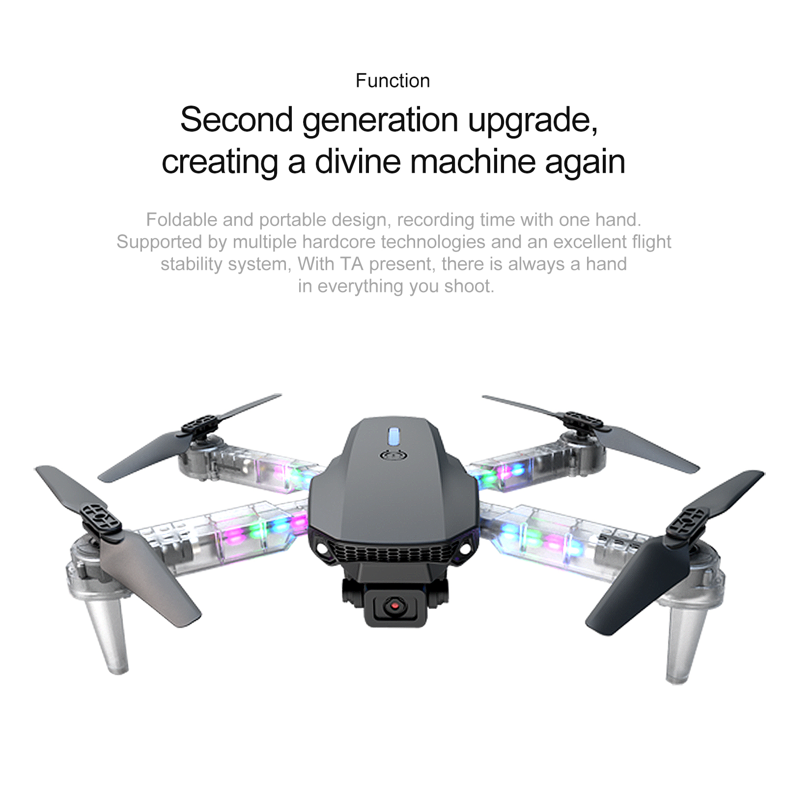 New smart drone 4K HD dual camera WiFi remote control aerial ...