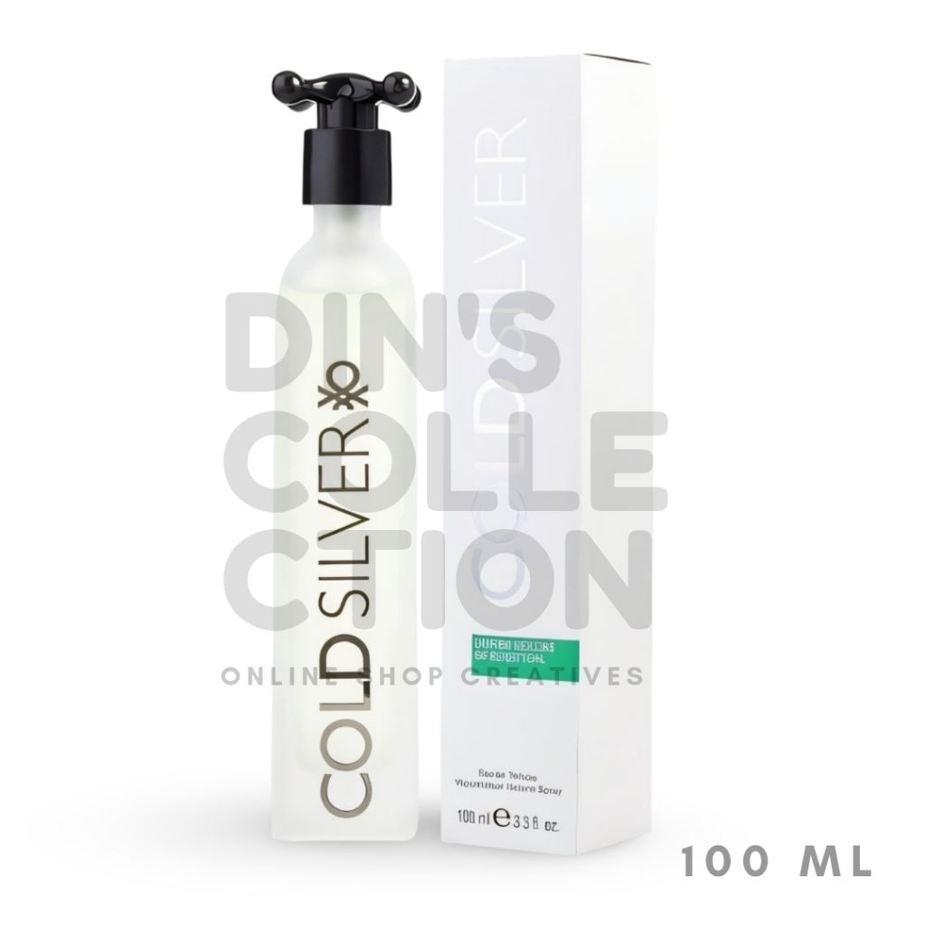 COLD SILVER Singapore Perfume Spray Vaporizer for Men EDT Long Lasting ...