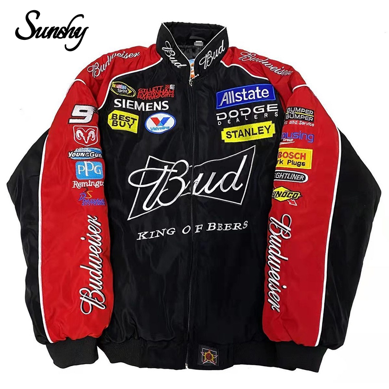 SUNSHY F1 Ibuld Racing Motorcycle Cycling Jacket Men's Padded Loose ...