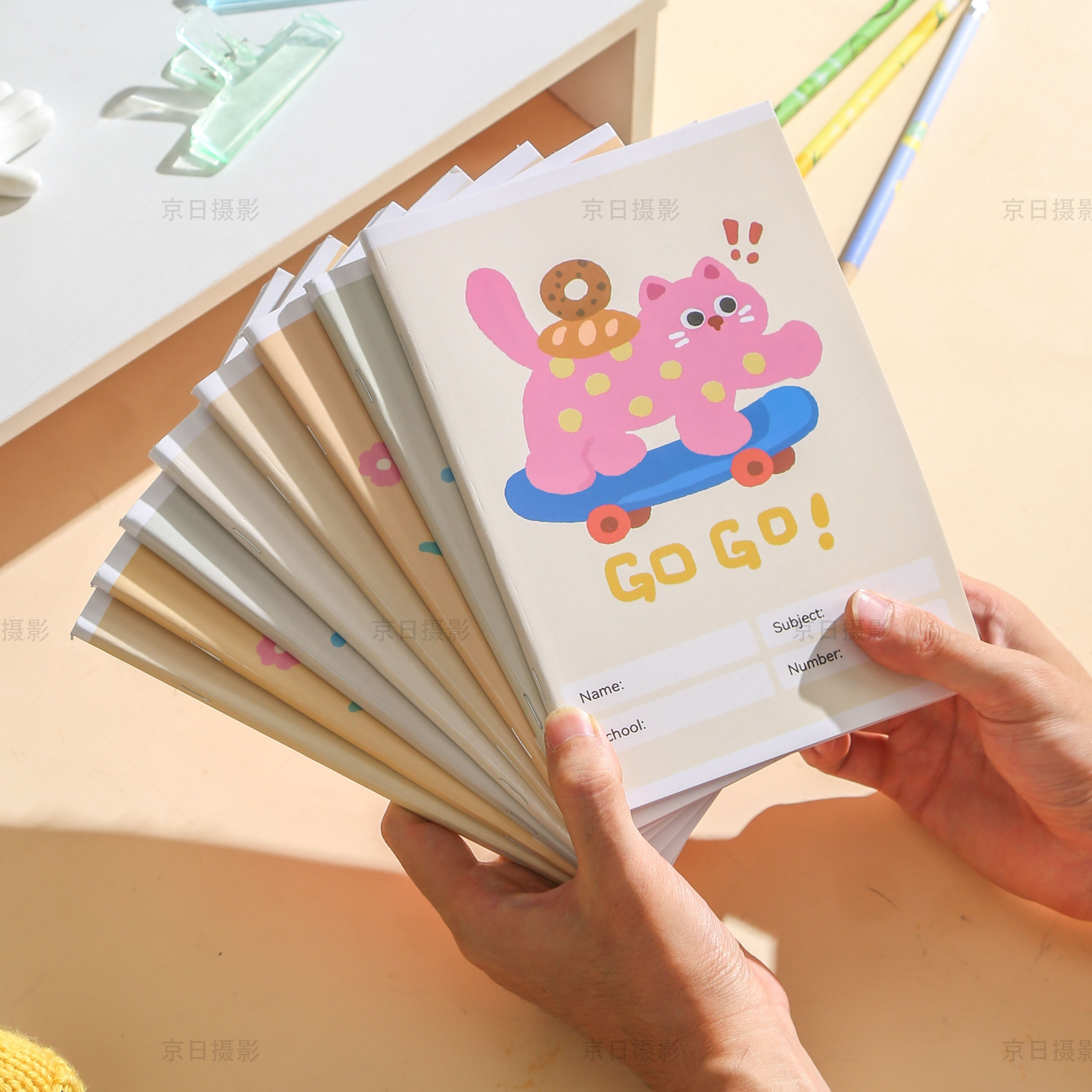 School Notebook With Cover Student Notebook Study Stationery 80 Leaves ...