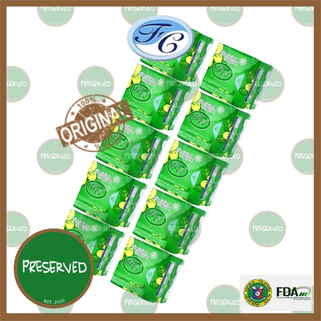 FC Bio Sanitary Pad - Pantiliner (10 Packs x 1 Bundle) | Shopee Philippines