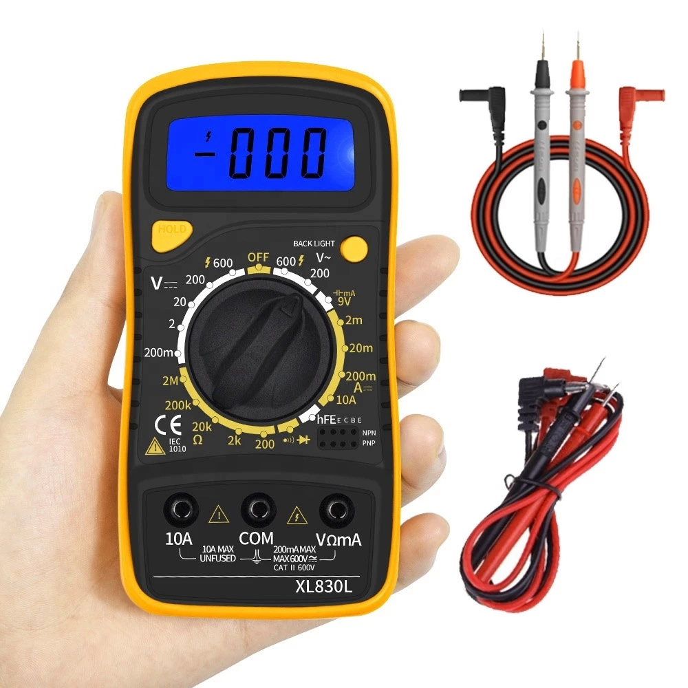 Original LCD Digital Multi Tester Multimeter Electrical Tester ...
