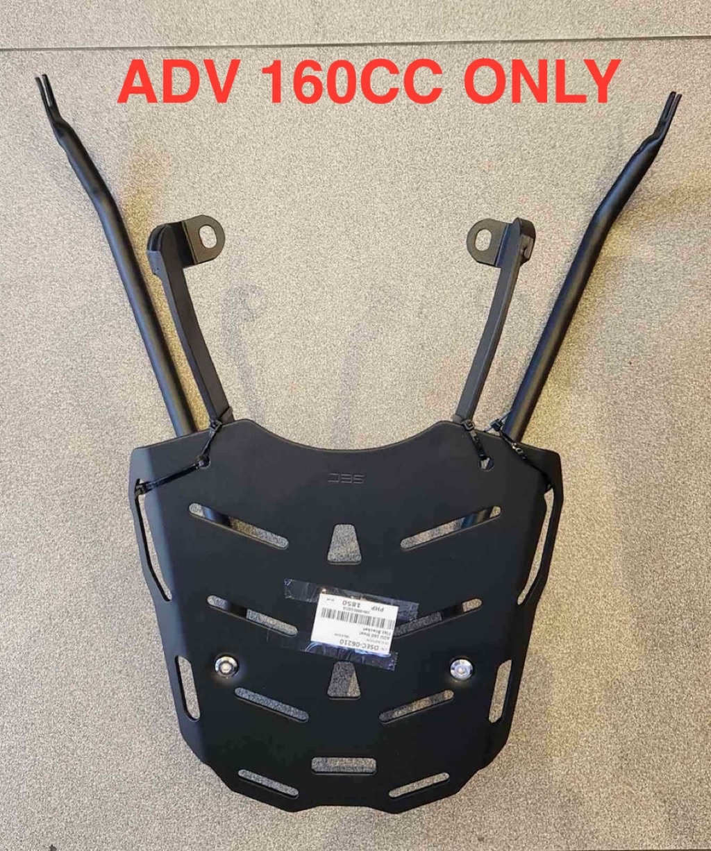 honda adv 160 sec top box bracket metal warrior & steel flat bracket ...