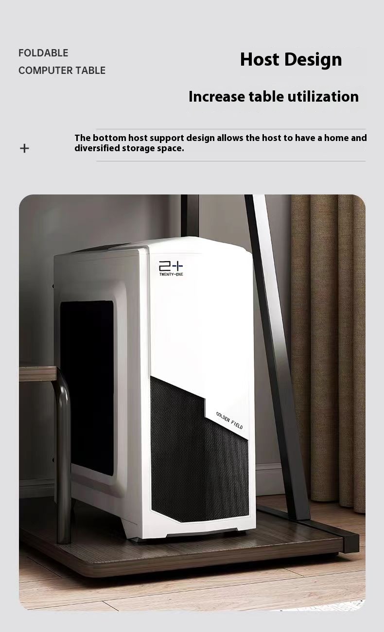 Desktop Computer table Gaming Desk space saver table bedroom desk pc ...