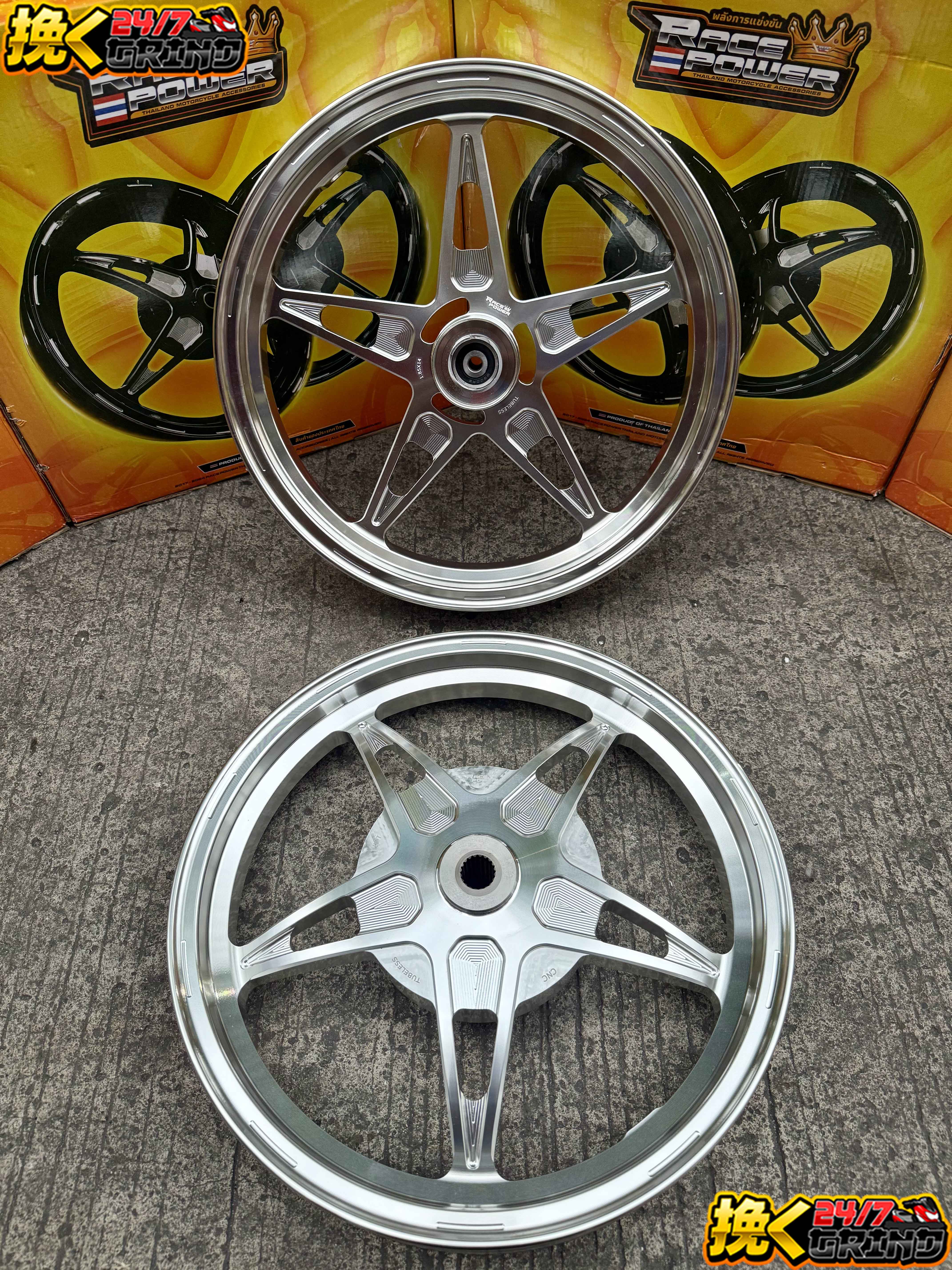 Race Power CNC MAGS STAR For Yamaha Mio Sporty (5 Spokes) | Shopee ...