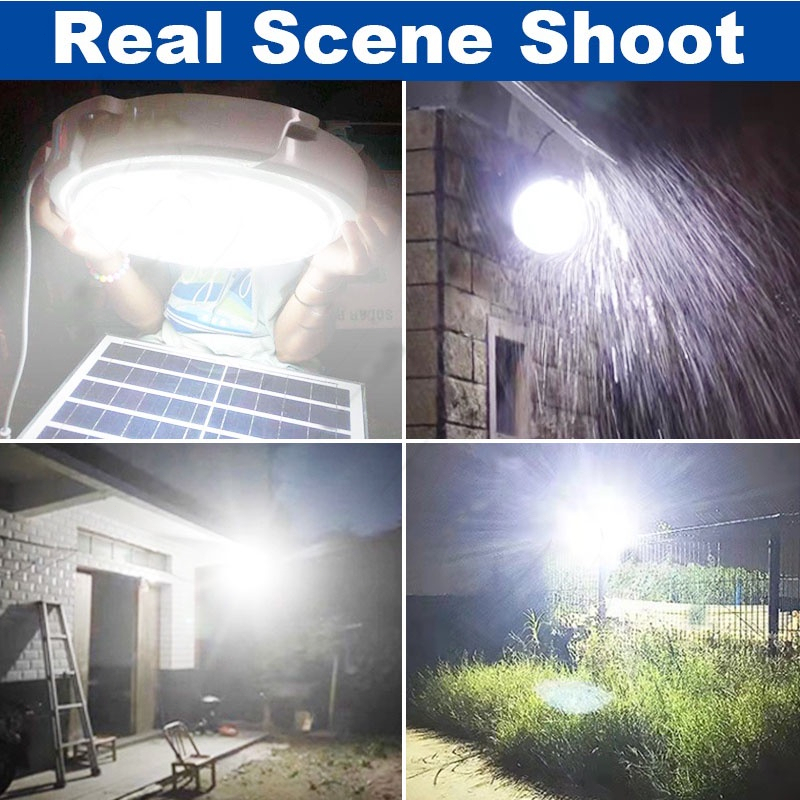 Solar Ceiling Light Indoor Light LED Emergency Waterproof Outdoor ...
