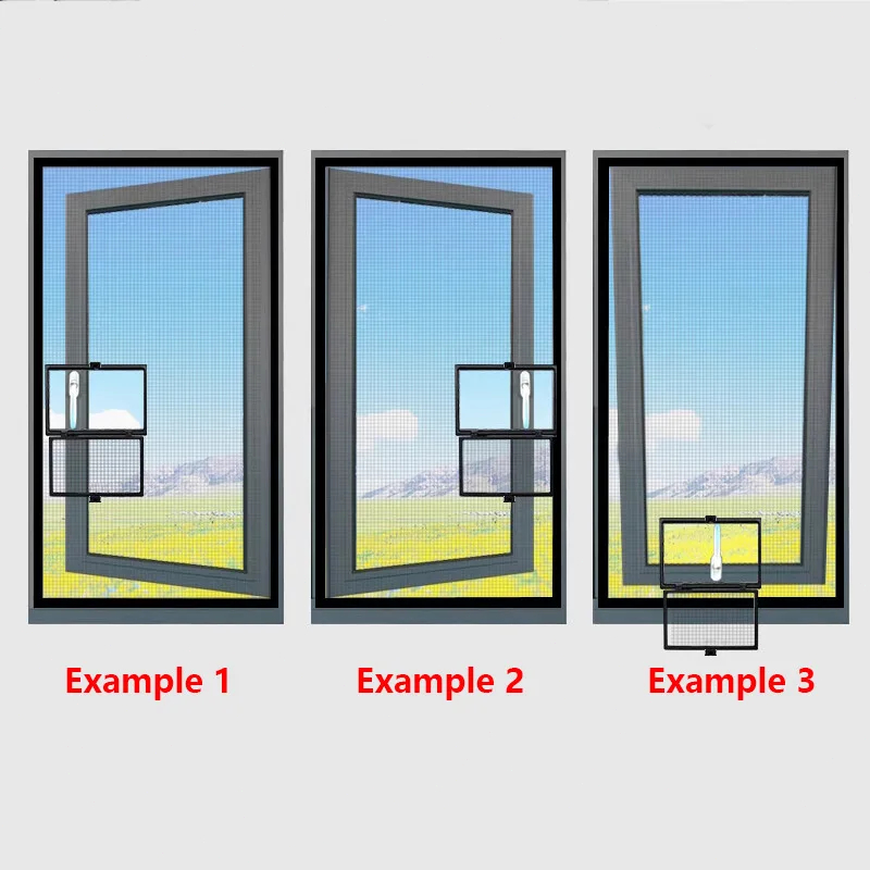 Screen Small Open Window Adjustable Size DIY Kit For High Humidity ...