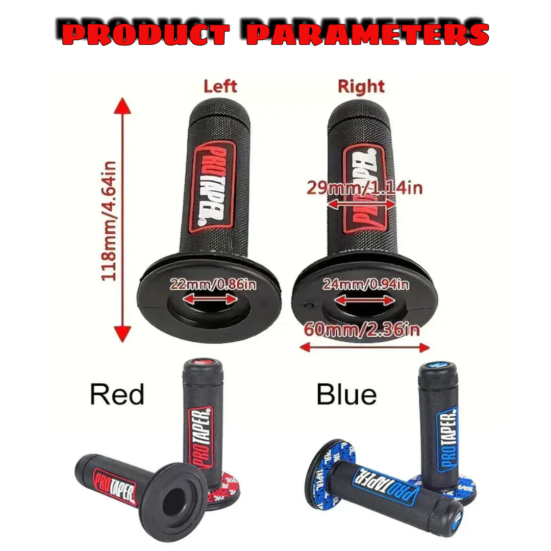 MOTORSTAR EASYRIDE 125-150 - Motorcycle Handlebar RED/BLUE Protaper ...