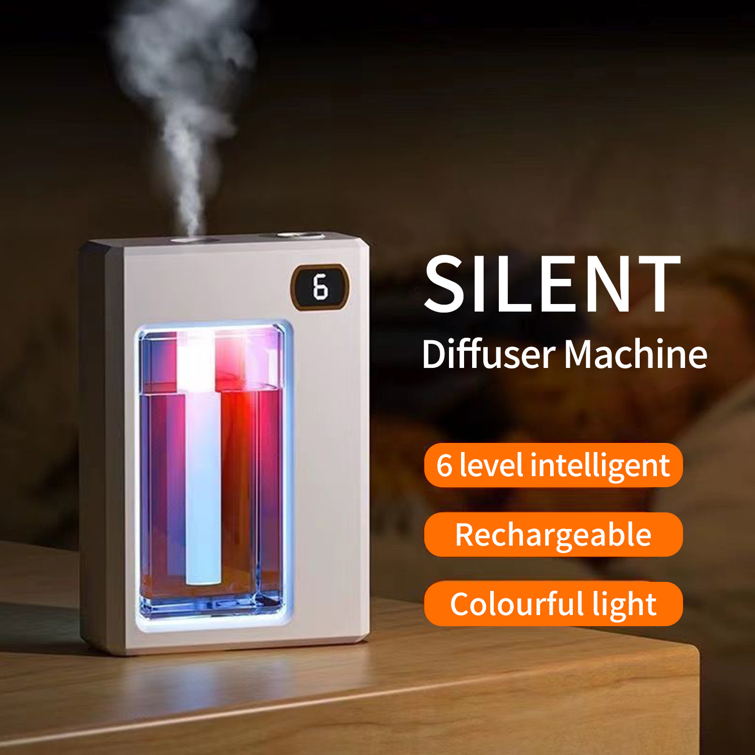 12STARSIGNS Auravapor Digital Aromatherapy Diffuser Rechargeable Light 