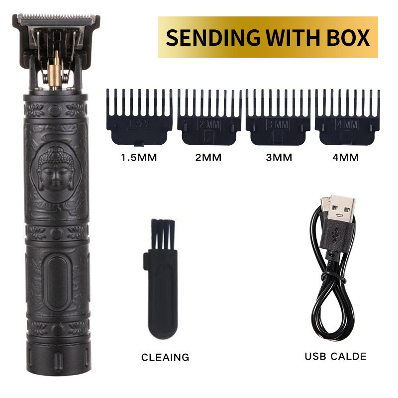 T9 Professional Hair Clippers Haircut Rechargeable Razor Trimmer Mini ...