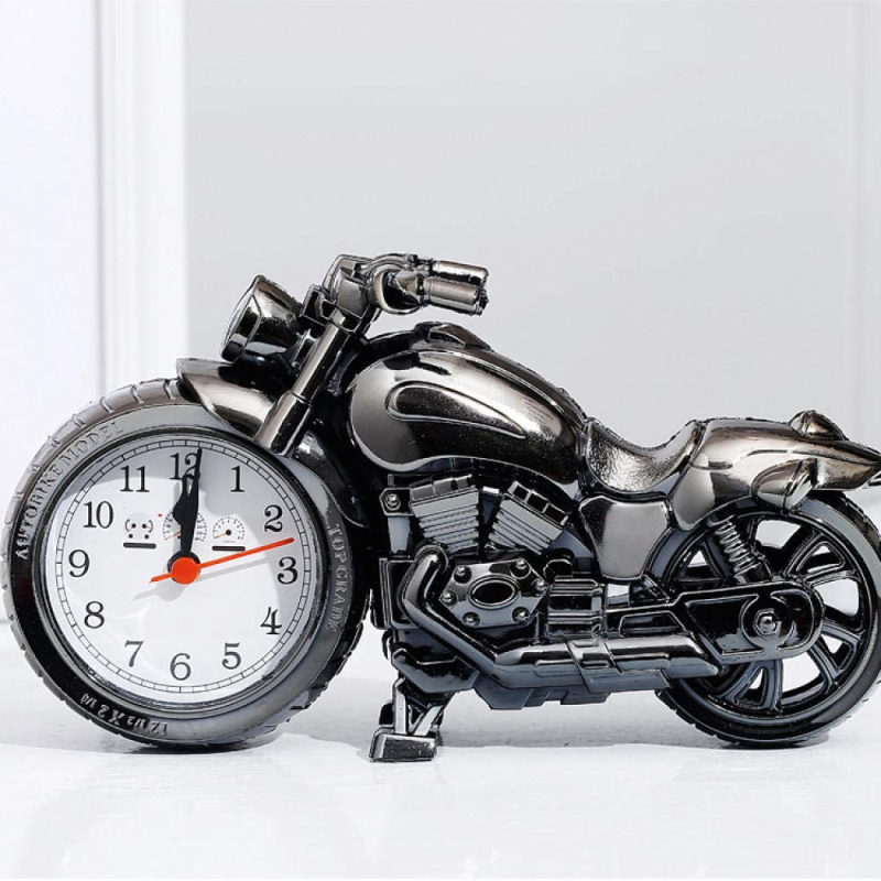 Motorcycle Alarm Clock Home Decorators Desk Clock Student Table Clock ...